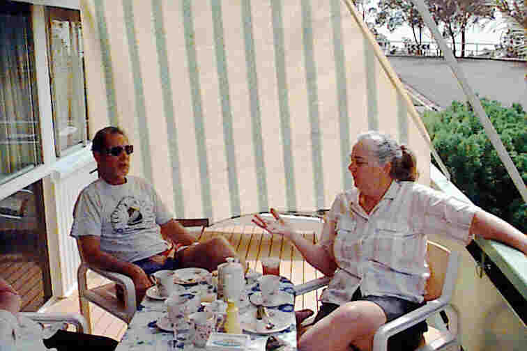 Breakfast on the deck