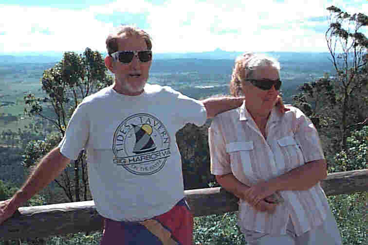 Bob  Pam on Mt. Tambourine