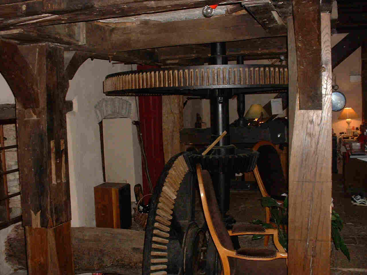 The old mill machinery