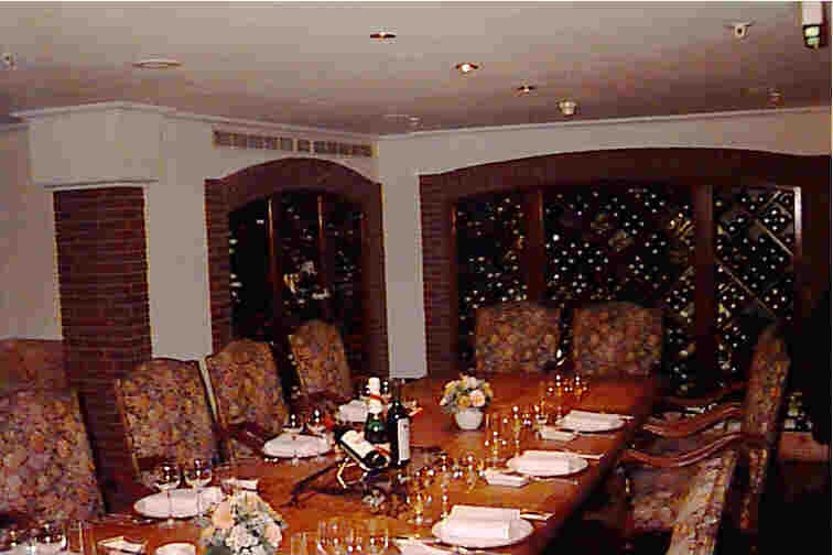 Amstel Hotel wine room