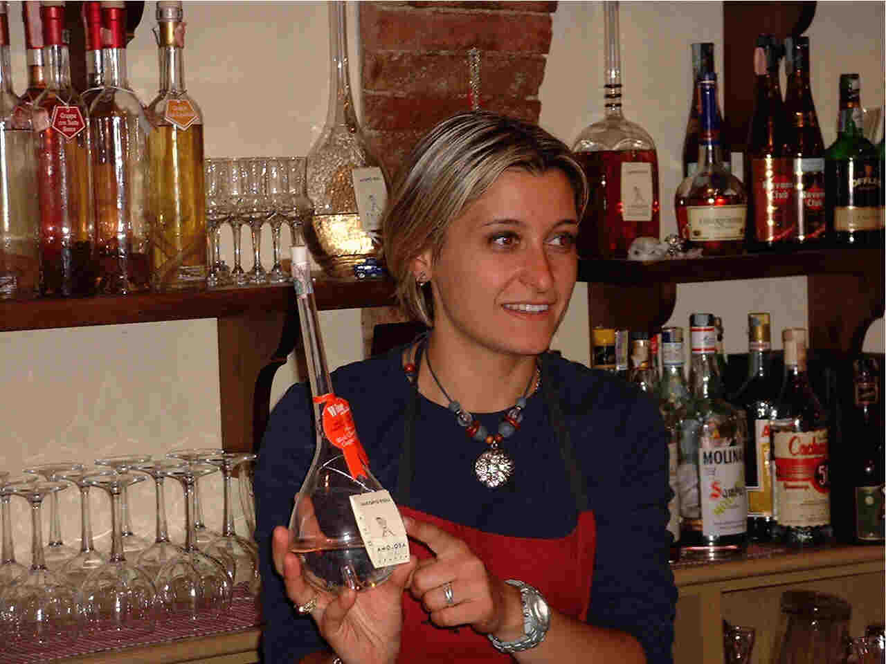 Cinzia at Cantina del Saltapicchio