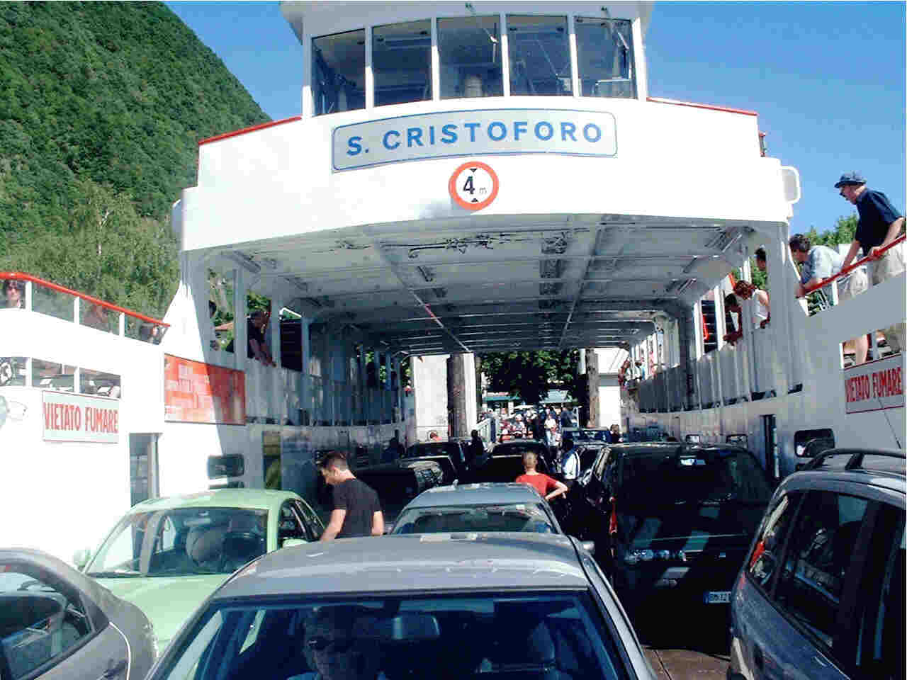 Ferry across Lake Maggiore