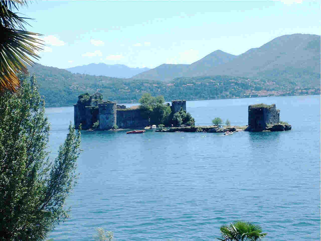 Castle in Lake Maggiore