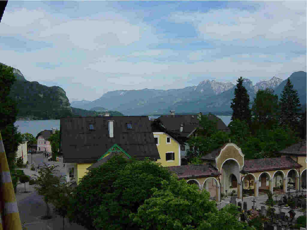 View from Pension Ferstl, St. Gilgan, Austria